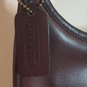 Vintage Coach Ergo Rich Brown Leather Handbag